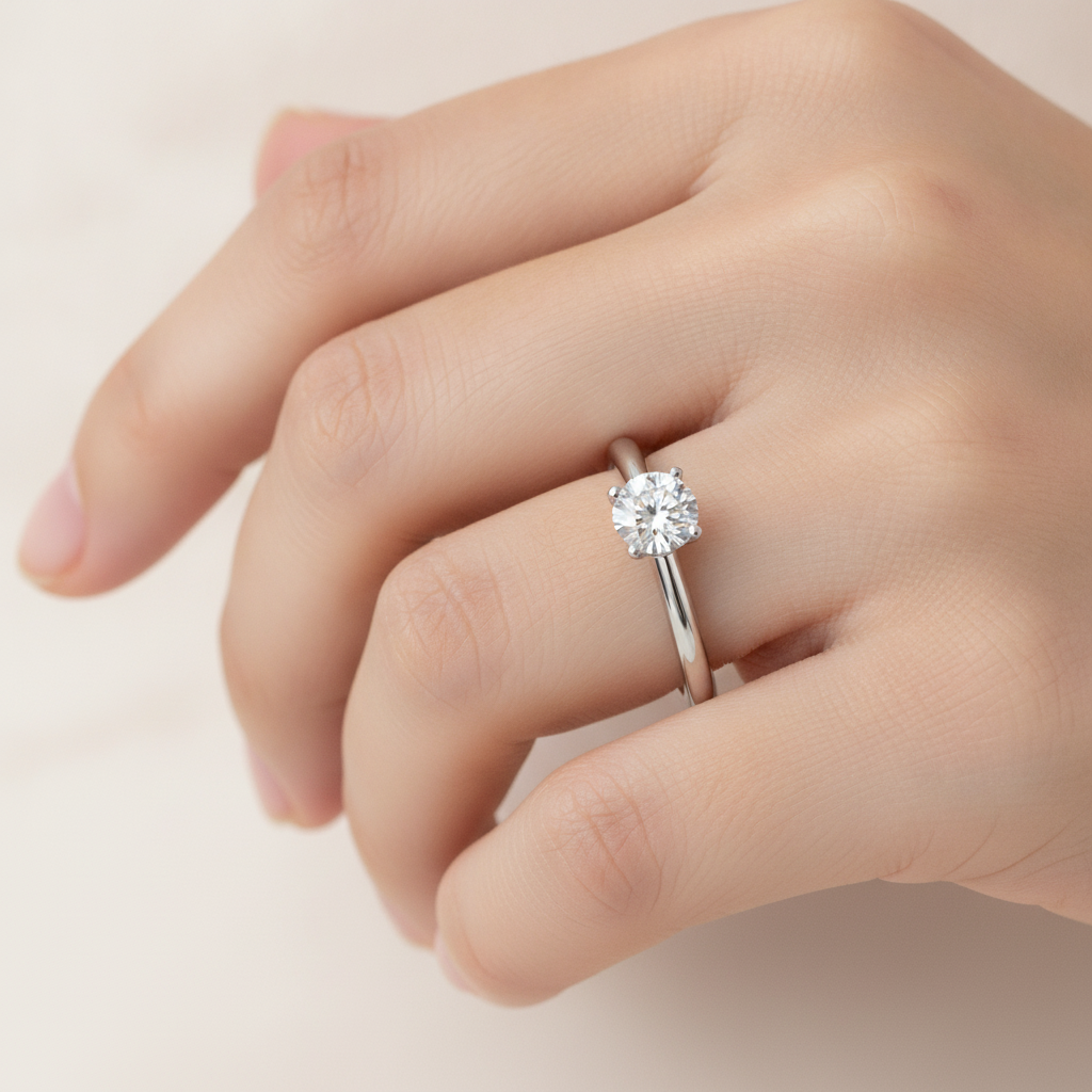 The Delightful Solitaire Ring - Thirteen