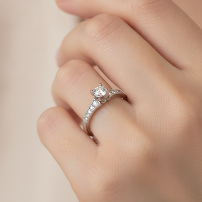The Exciting Solitaire Ring - Thirteen