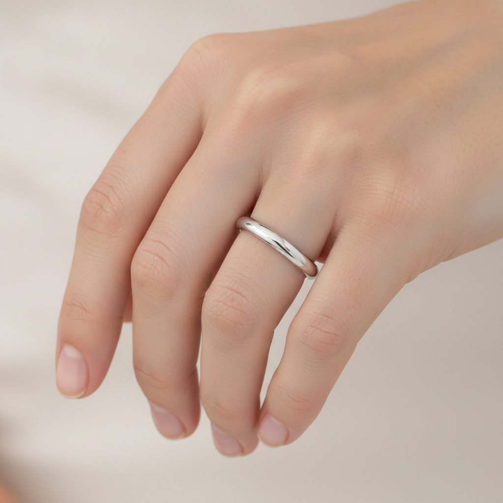 Milla Ultra Thin Round Band. - Thirteen