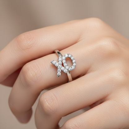 Diamond Xo Hugs And Kisses Ring - Eight