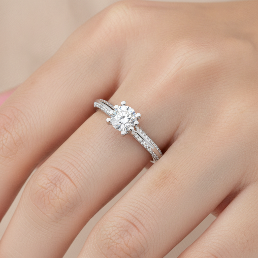 Esquirla Solitaire Ring - Thirteen
