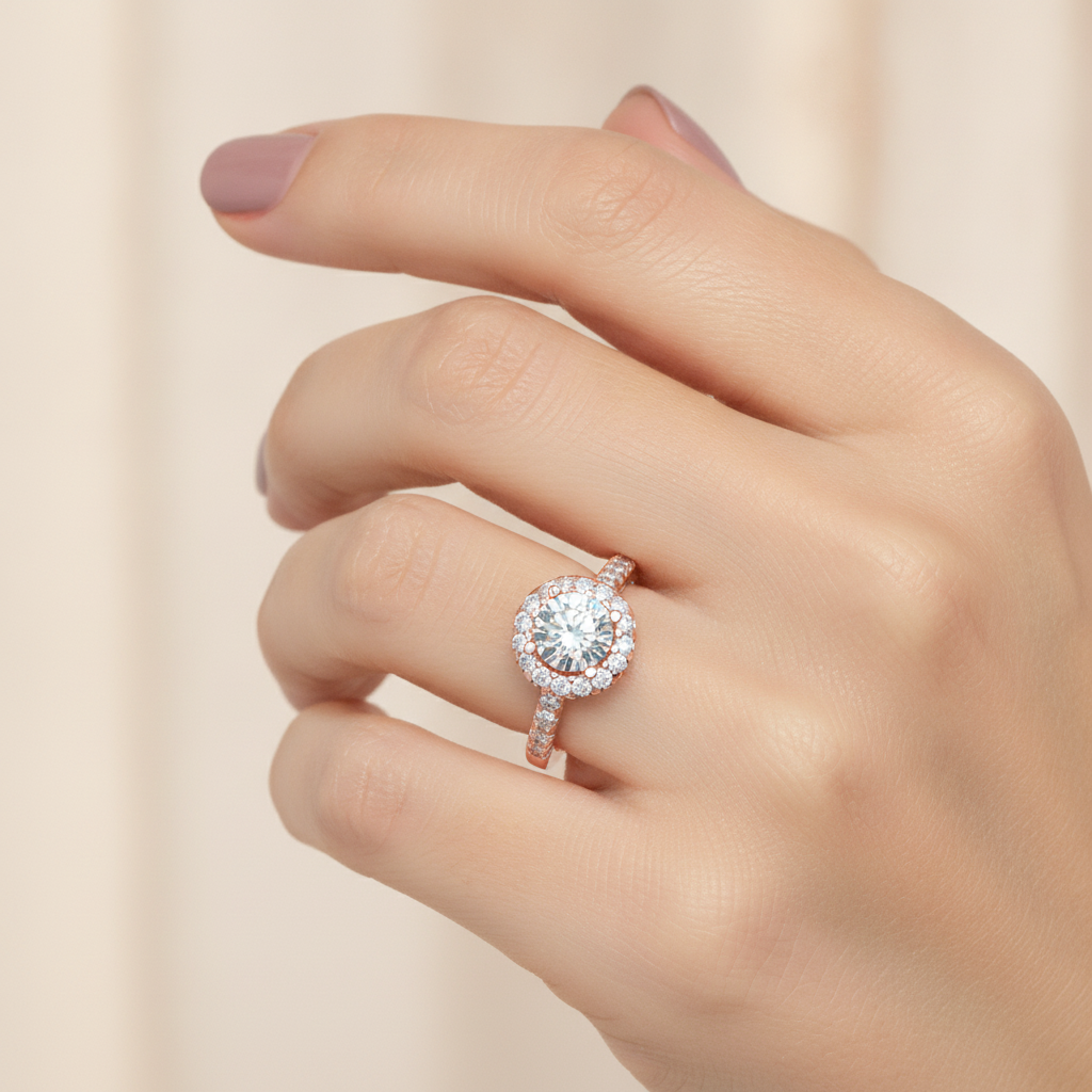 Cultured Tri Stone Ring - Fourteen