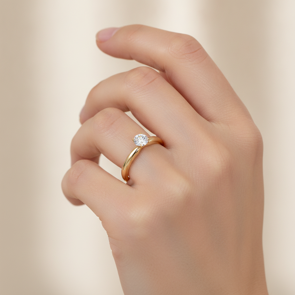 Eclatant Classic Solitaire Ring - Thirteen