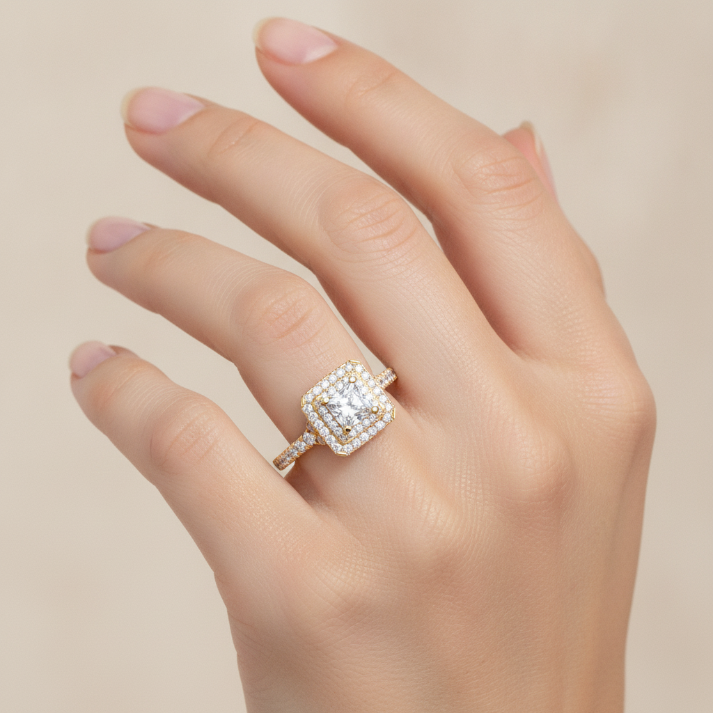 Rich Solitaire Ring In 925 Sterling Silver - Thirteen