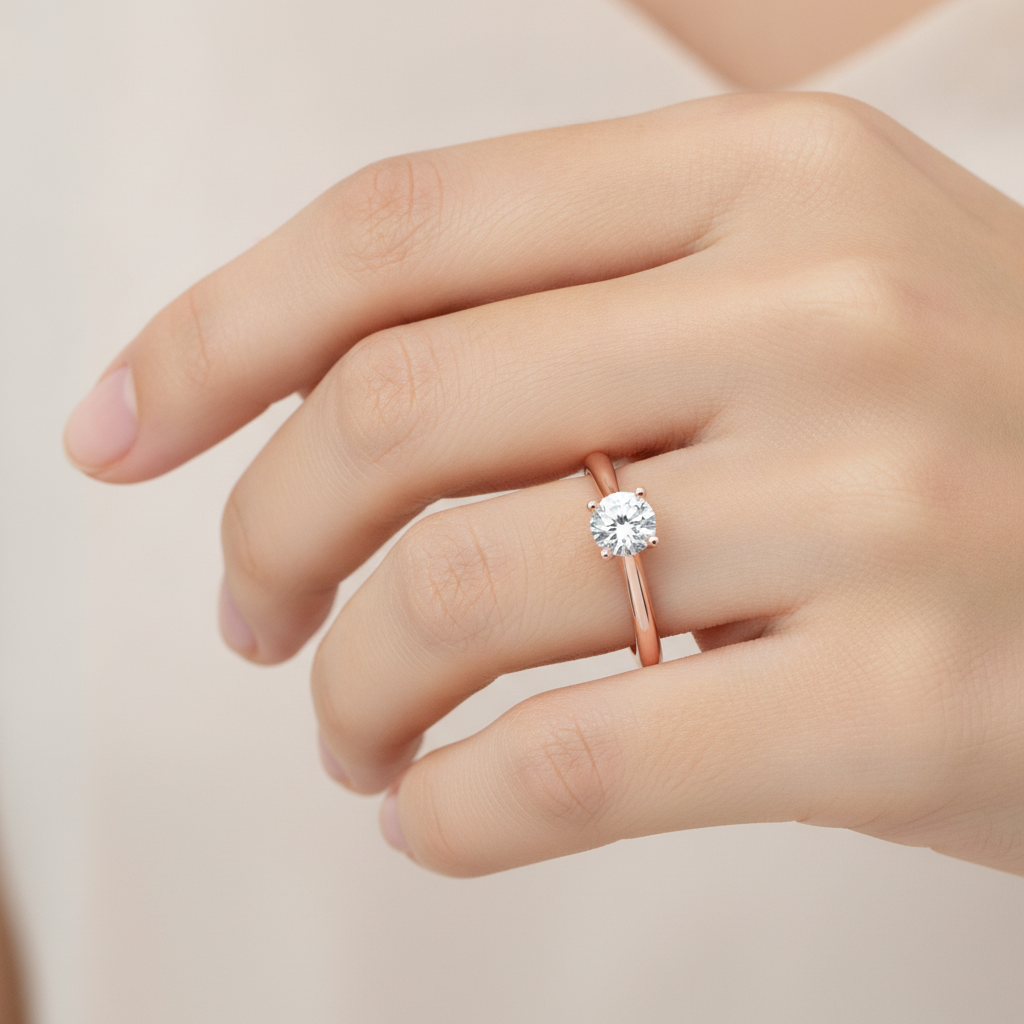 Propinquity Solitaire Ring In 925 Sterling Silver - Thirteen