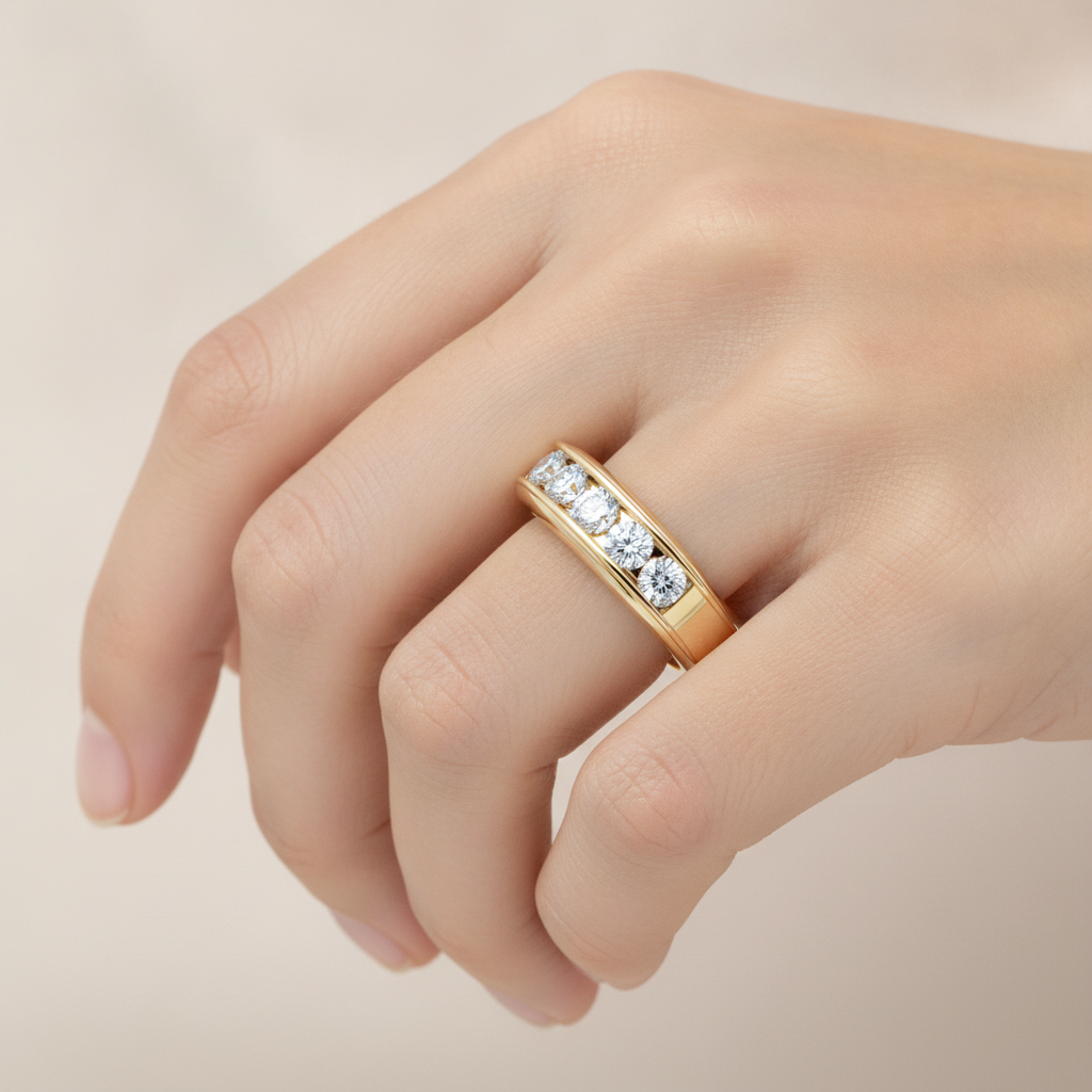 Ultimate Jewel Men's Broad Band Ring In 925 Sterling Silver - Thirteen