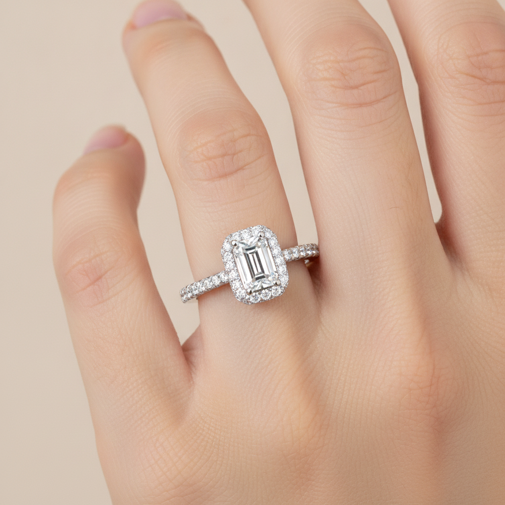 Heer Solitaire Ring In 925 Sterling Silver - Thirteen