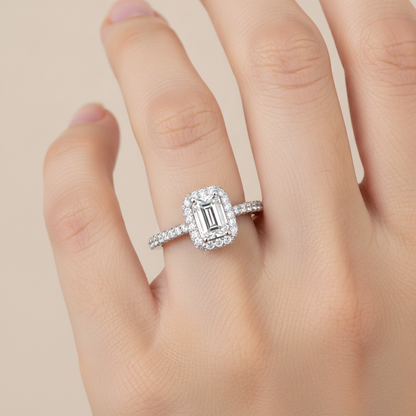 Heer Solitaire Ring In 925 Sterling Silver - Thirteen