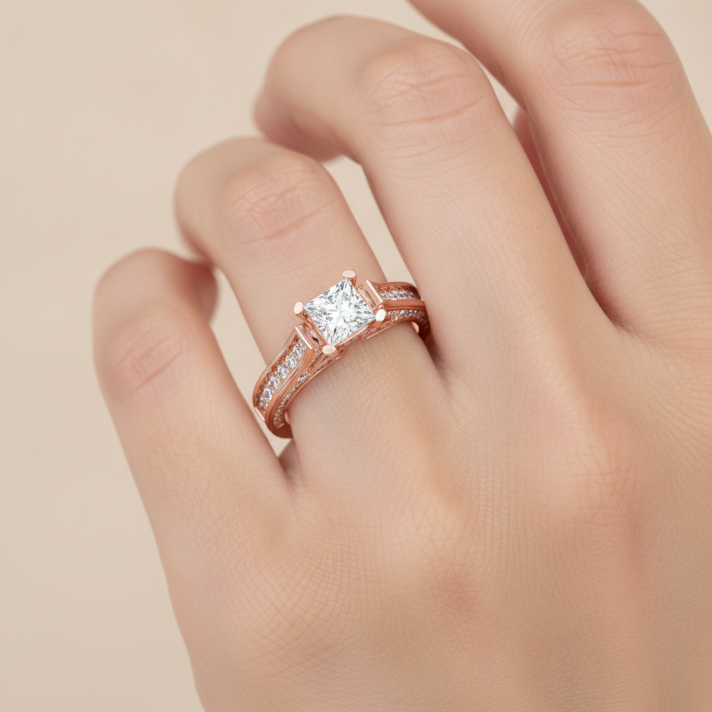 Piquant Solitaire Ring In 925 Sterling Silver - Thirteen