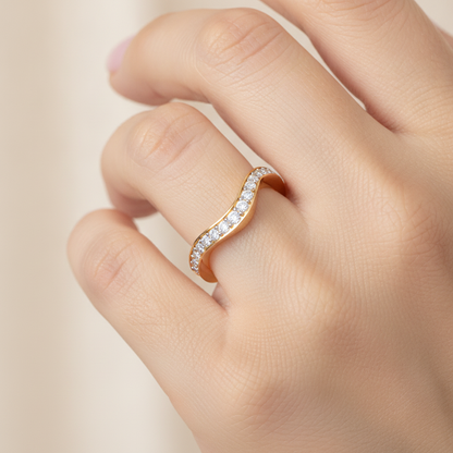 Bela Rozo Diamond Ring In 925 Sterling Silver - Thirteen