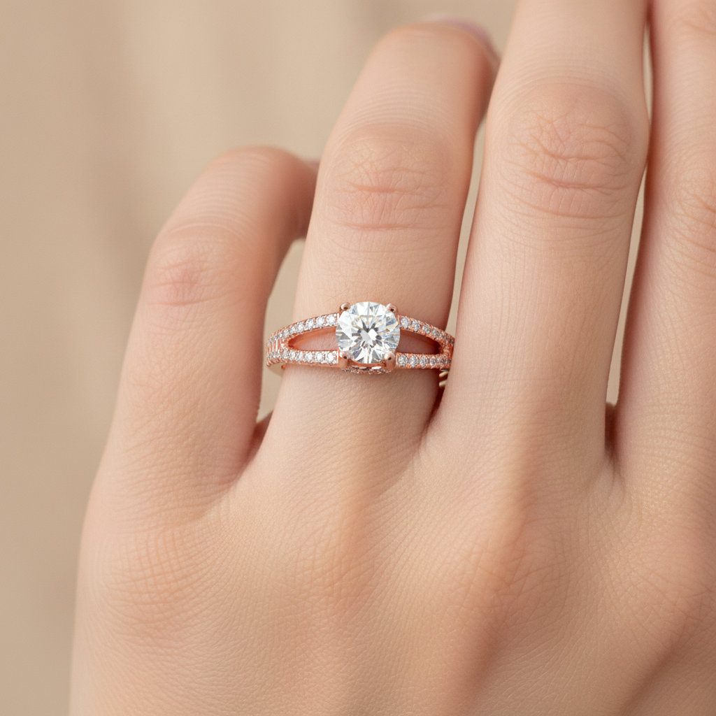 Lush Diamond Ring In 925 Sterling Silver - Thirteen
