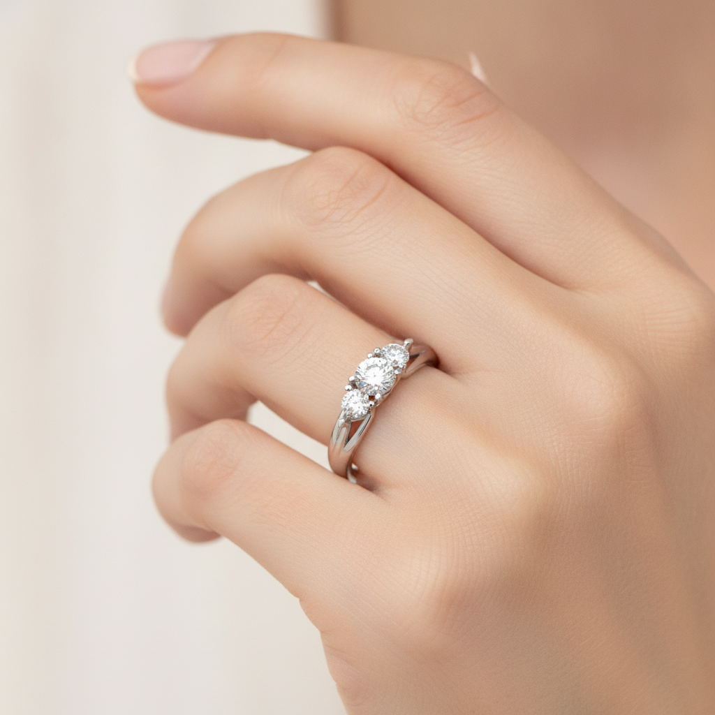 The Beautifully Curated Solitaire Ring - Thirteen