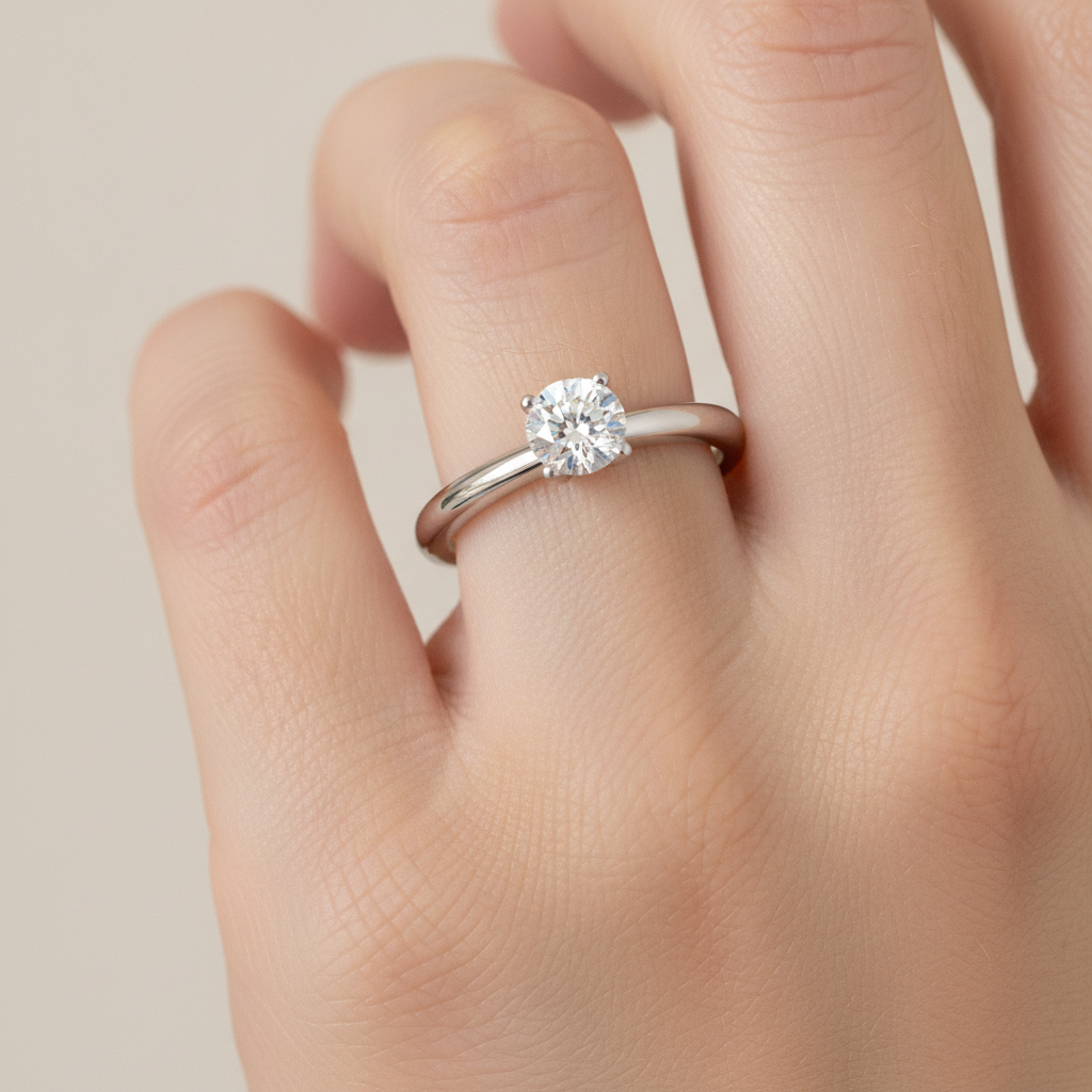 Pleuvoir Classic Solitaire Ring - Thirteen