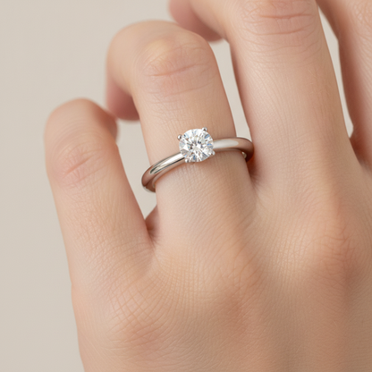 Pleuvoir Classic Solitaire Ring - Thirteen
