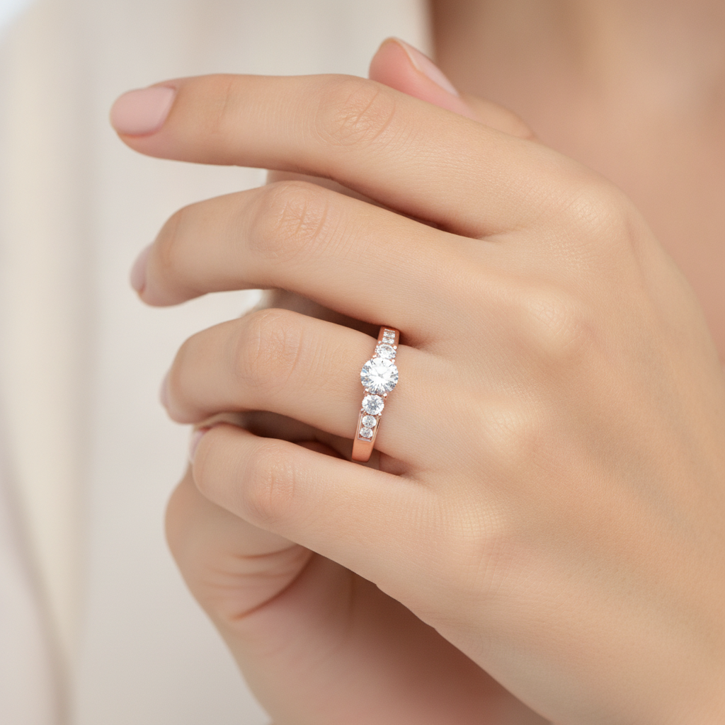Sequoia Bridal Ring Set In 925 Sterling Silver - Thirteen
