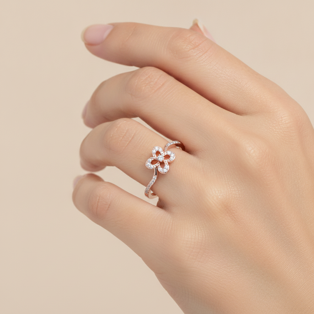 Crowning Glory Ring In 925 Sterling Silver - Thirteen
