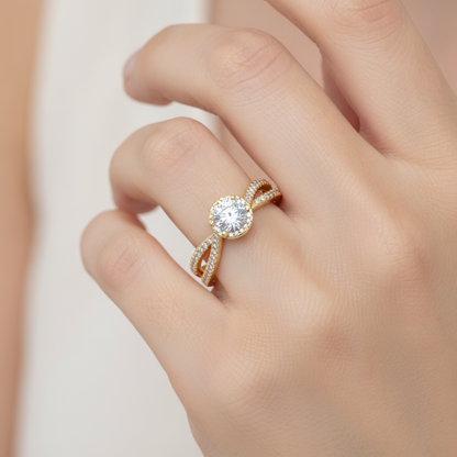 Alma Halo Ring - Thirteen