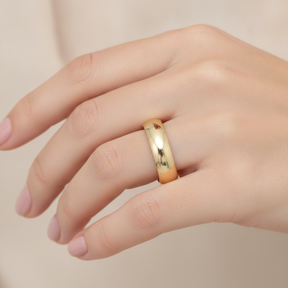 Nuage Wedding Band - Fourteen