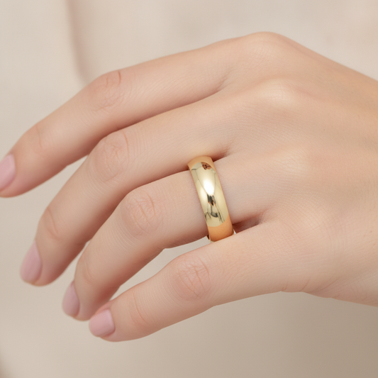 Nuage Wedding Band - Fourteen