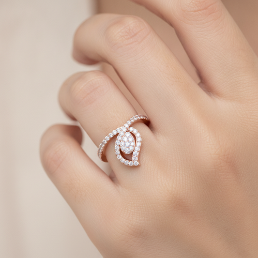 Tiara Two Finger Ring - Fourteen
