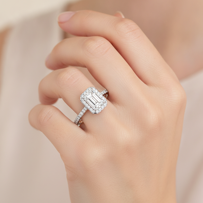 Stylish Strands Single Stone Ring In 925 Sterling Silver - Fourteen