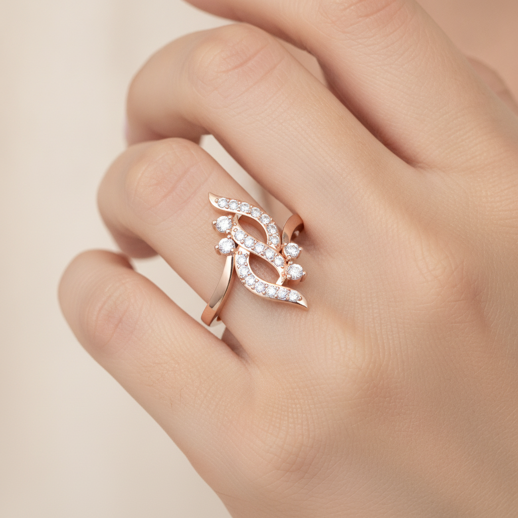 Dazzle Ring In 925 Sterling Silver - Fifteen