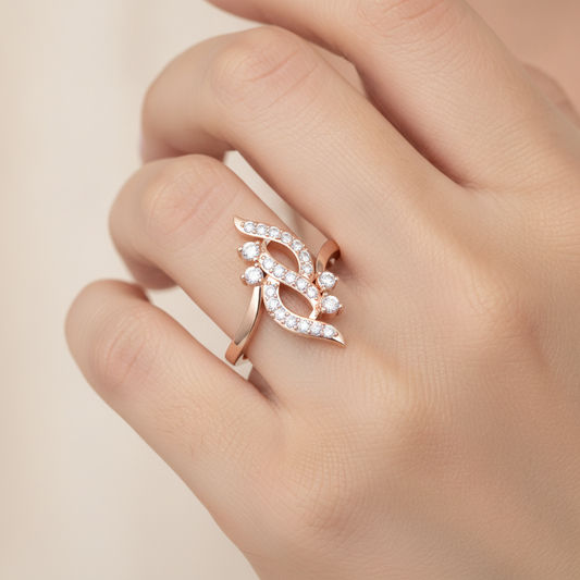 Dazzle Ring In 925 Sterling Silver - Fifteen