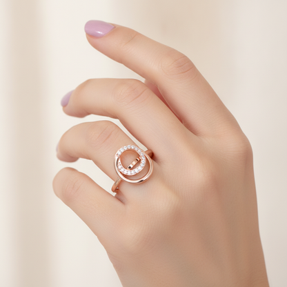 Beauty Hoop Eternity Ring - Fifteen