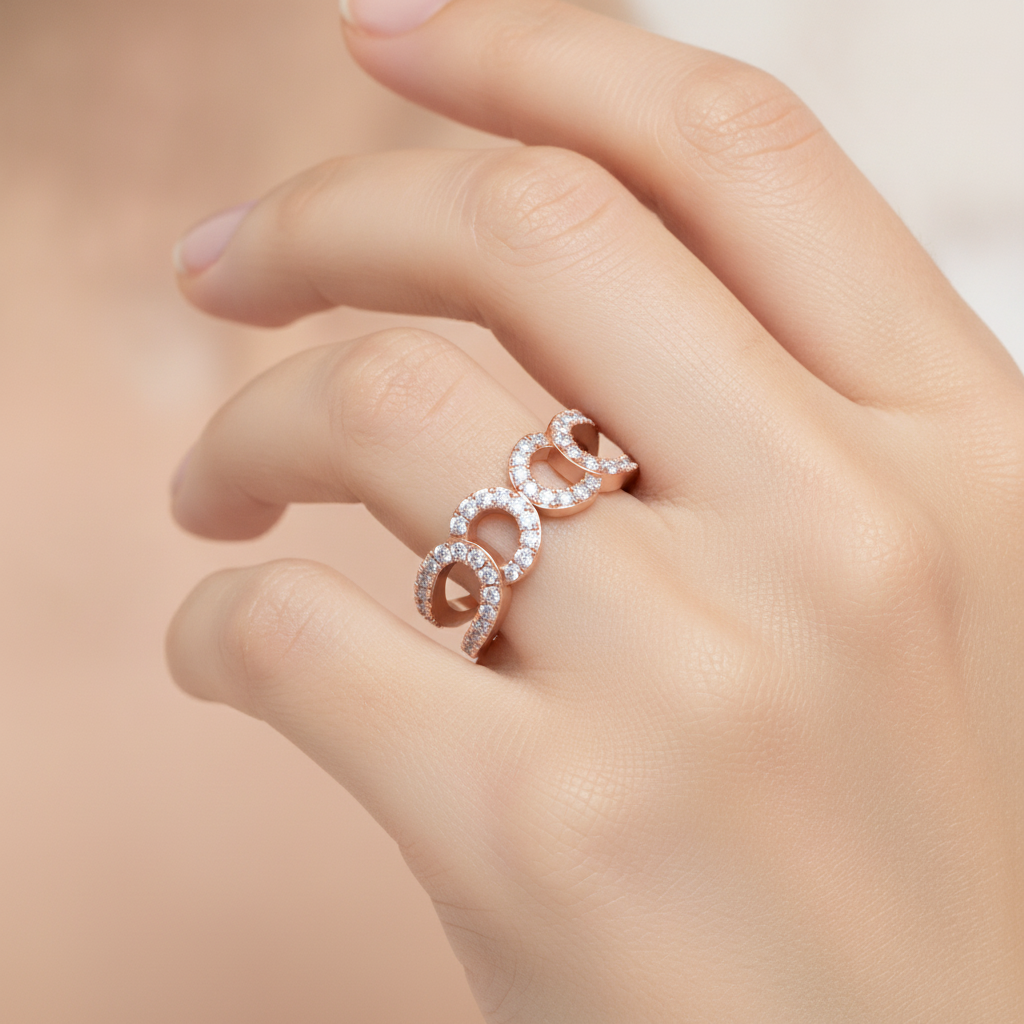 Diamond Duty Promise Ring - Fourteen