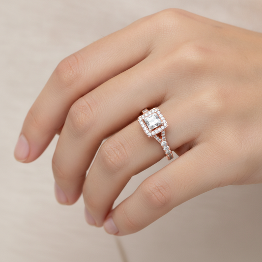 Class Apart Solitaire Ring In 925 Sterling Silver - Fourteen