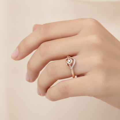 Blosson Ring In 925 Sterling Silver - Fifteen