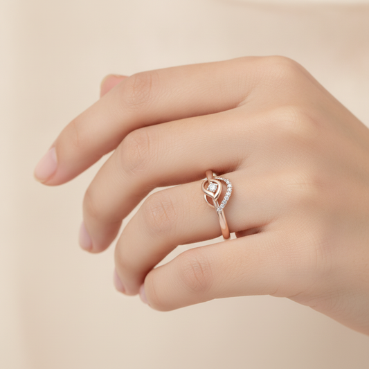 Blosson Ring In 925 Sterling Silver - Fifteen