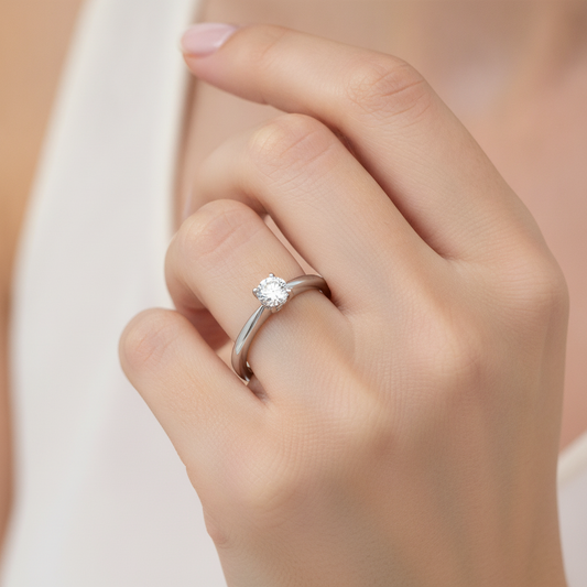 The Comfortable Solitaire Ring - Fourteen