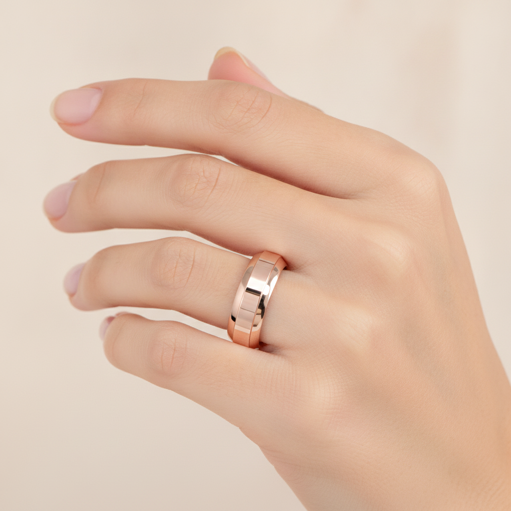 Admirable Men's Broad Band Ring - Fourteen