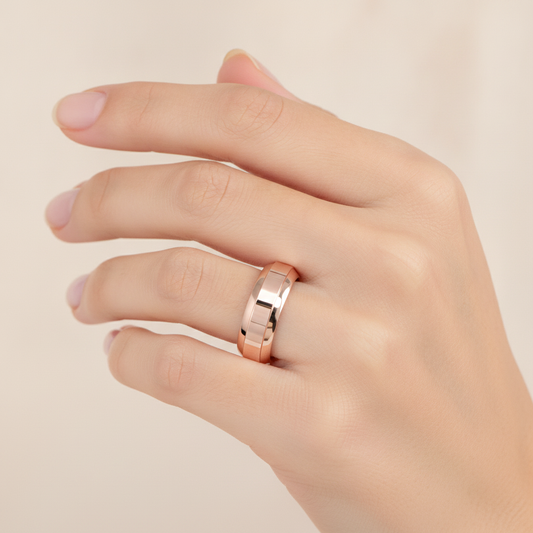 Admirable Men's Broad Band Ring - Fourteen