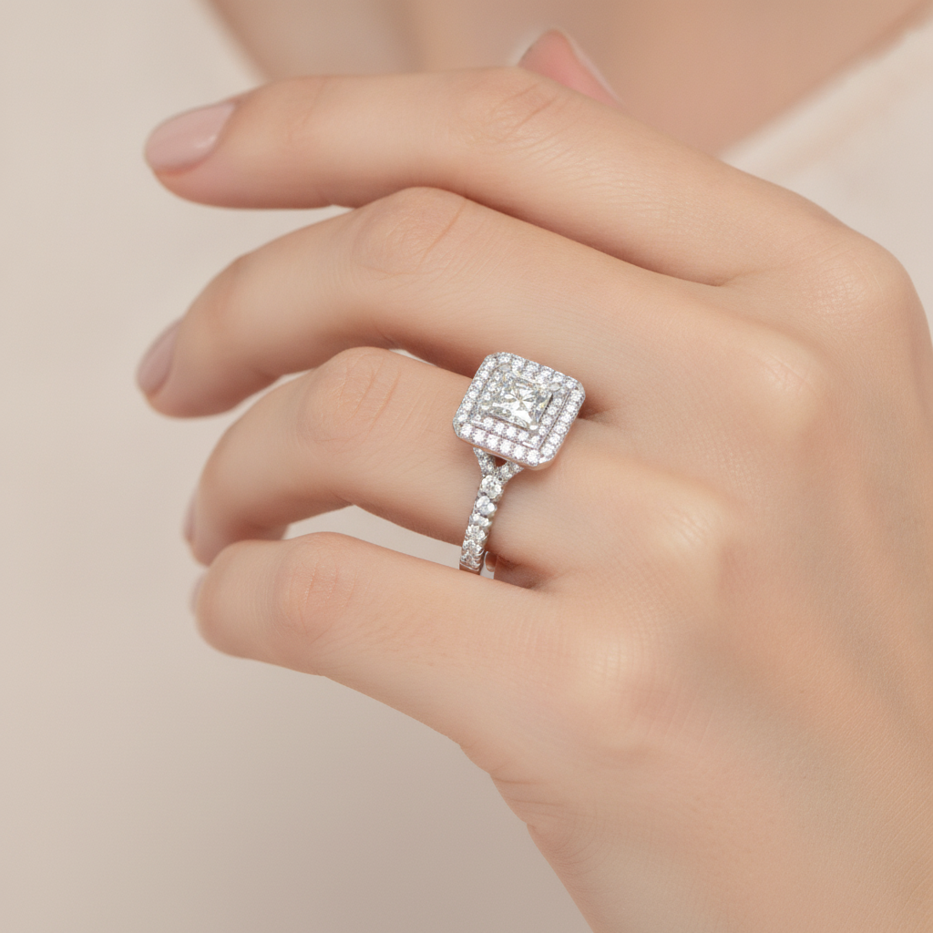 Classy Solitaire Ring In 925 Sterling Silver - Fifteen