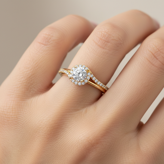 Yellow Gold Diamond Wedding Ring