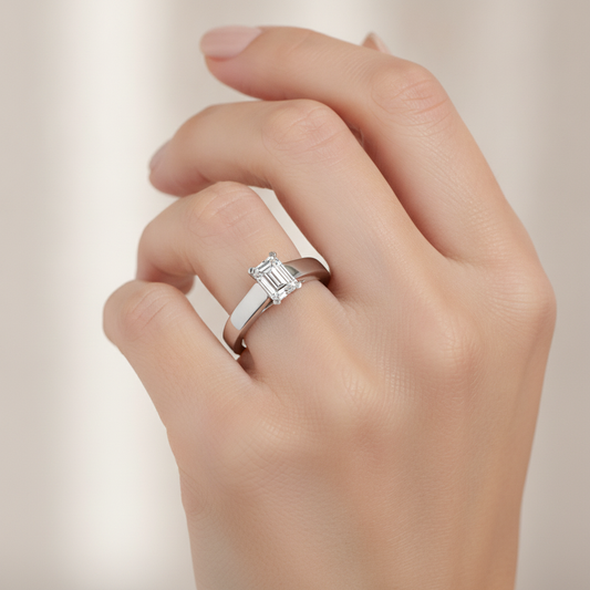Flawless Solitaire Ring - Fourteen
