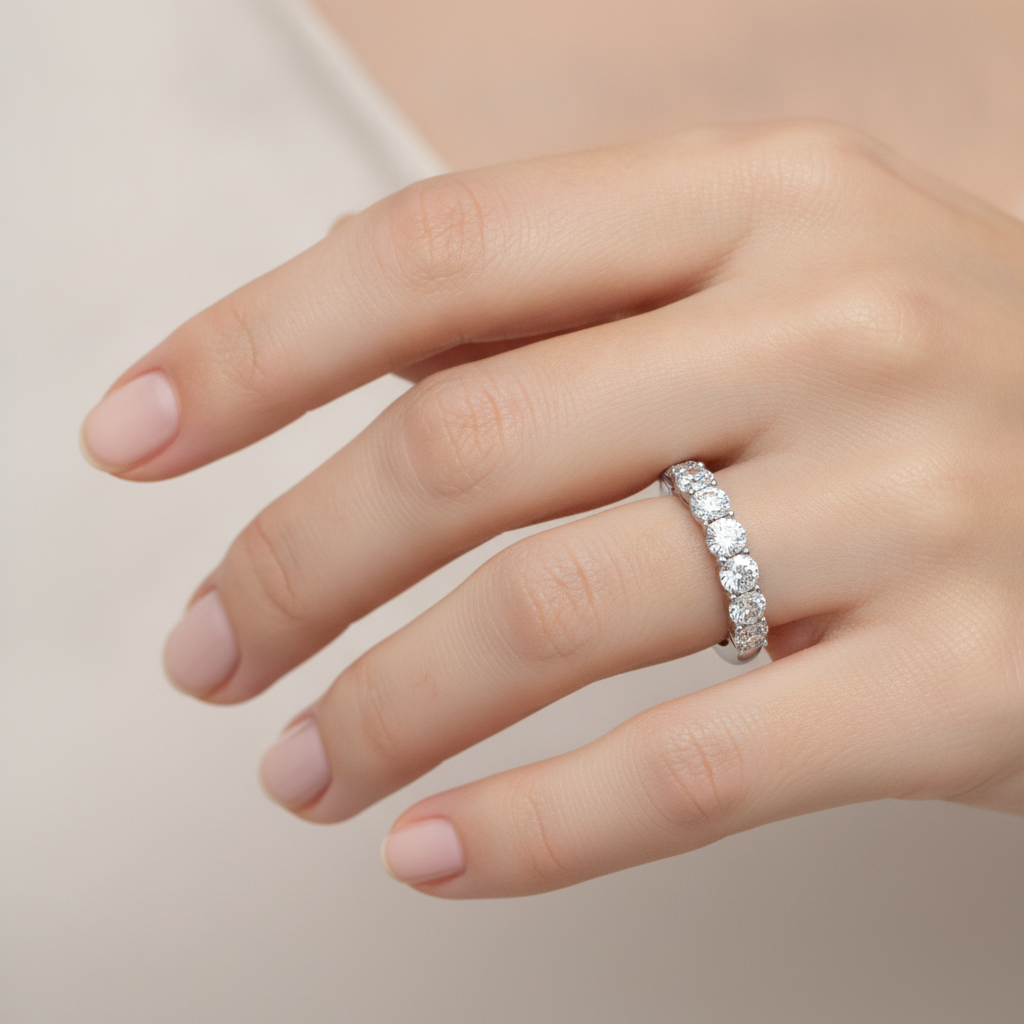 The Impressive Half Eternity Ring - Fourteen