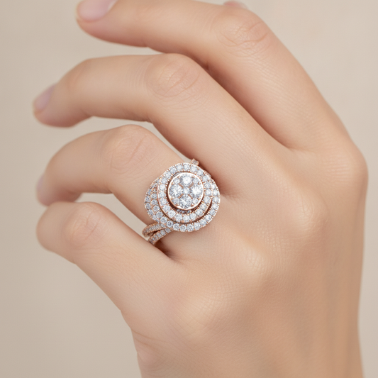 Twisting Zone Cocktail Ring - Fourteen