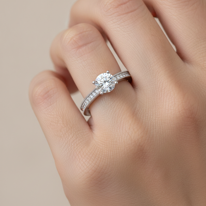 The Glamourous Solitaire Ring - Fourteen
