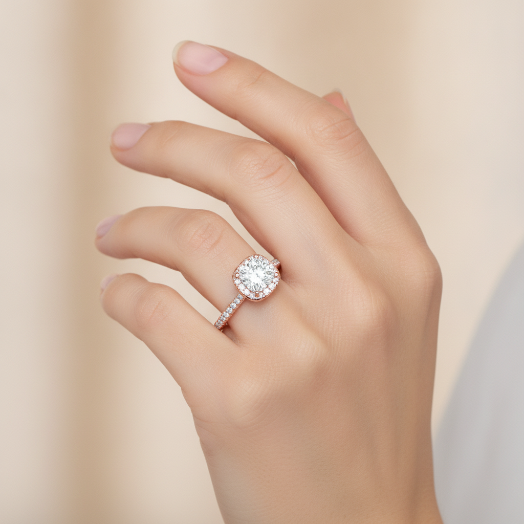 Ingenious Solitaire Ring In 925 Sterling Silver - Fourteen