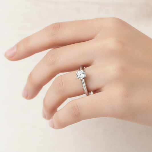 Designer Solitaire Ring - Fourteen