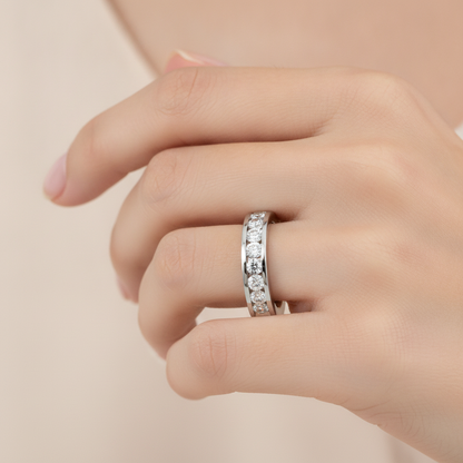 The Harmonic Half Eternity Ring - Fourteen