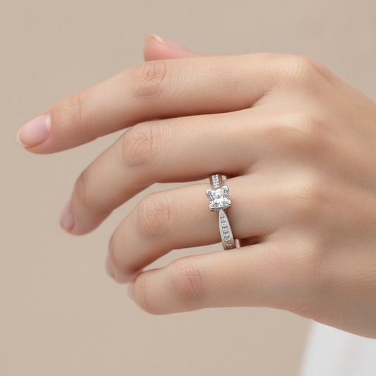 Stunning Single Stone Ring - Fourteen