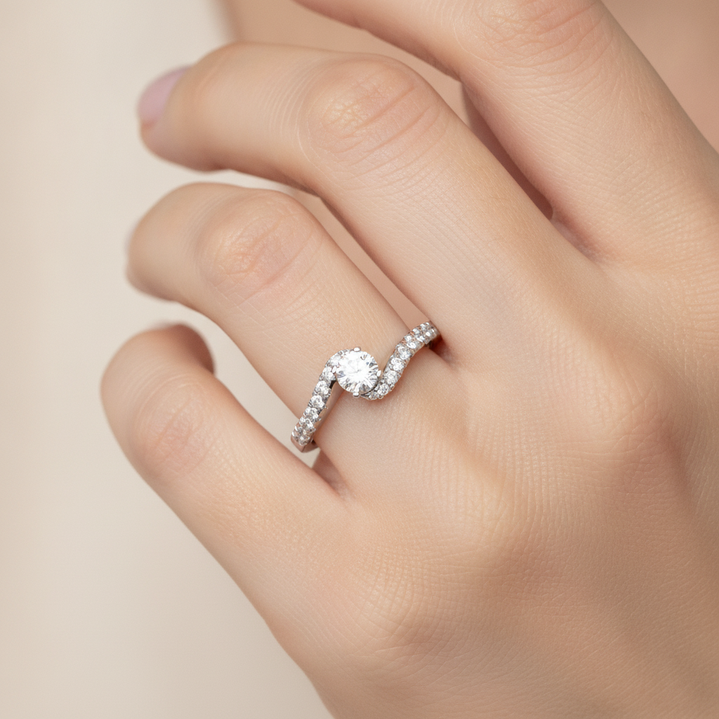 Appealing Solitaire Ring - Fourteen
