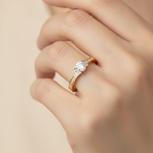 Jazz Solitaire Ring - Fourteen