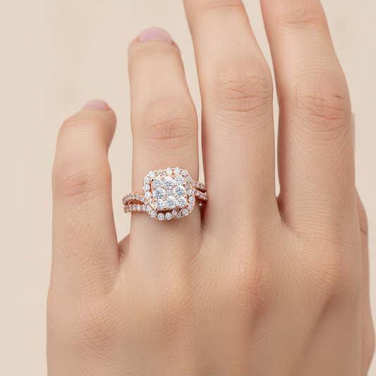 Twisting Squamous Cocktail Ring - Fourteen
