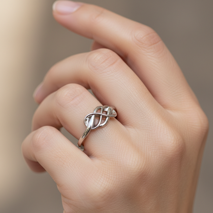 Infinity Knot Ring - Eight