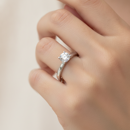 Engaging Solitaire Ring - Fourteen
